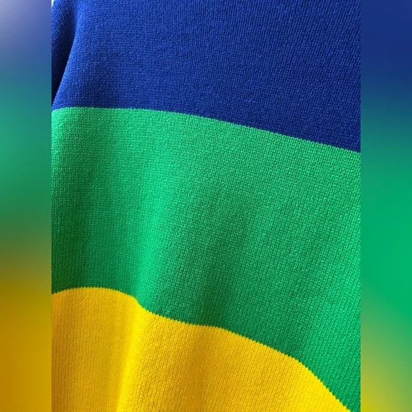 Peanuts Snoppy Colorful Striped Sweater - Picture 5 of 7